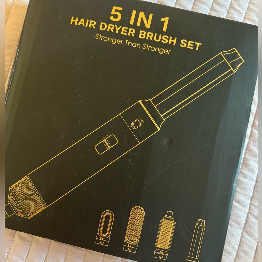 Hair dryer brush set